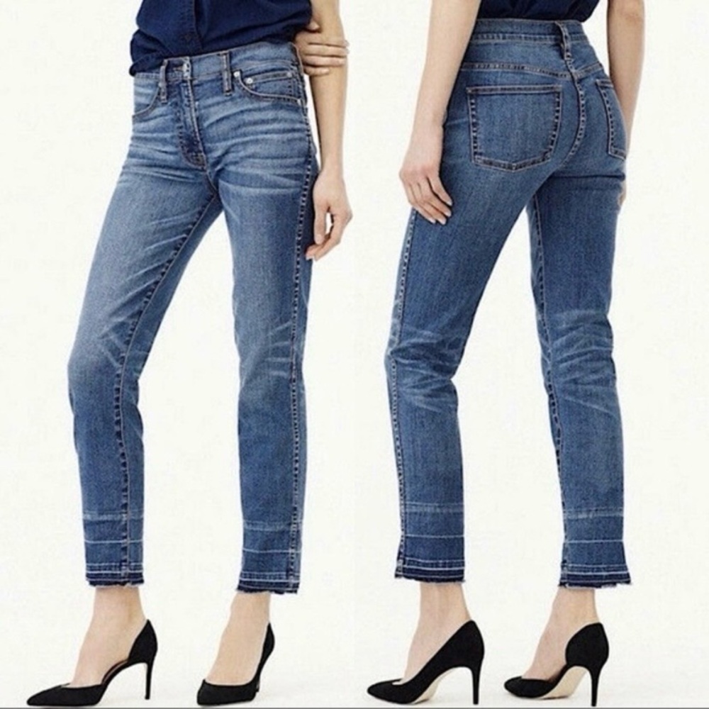J.Crew Tall Vintage Straight Crop Jean With Released Hem Sz 27T